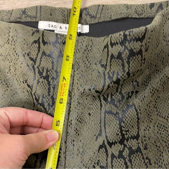 Zac & Rachel Womens Snake Print Pull On Pants Size Small - Picture 8 of 10